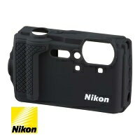 【ゆうパケットで送料無料】ニコン Nikon COOLPIX W300対応 シリコンジャケット CF-CP3 ブラック