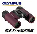 【4/30までポイント2倍】【送料無料】【ラッピング無料】OLYMPUS オリンパス 8×25 WP II DP 折りたためてコンパクト 8倍防水双眼鏡 8×25 WP II ディープパープル【楽ギフ_包装】 【スーパーロジ】【あす楽対応】