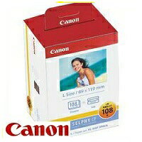 Canon キヤノン KL-36IP 3P セルフィCP900 CP910 CP1200 CP1300用インクペーパー Lサイズ（89×119mm） KL-36IP 3P 108枚