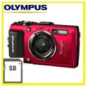 【送料無料】オリンパス OLYMPUS 防水 防塵 耐衝撃 アウトドア GPS内蔵 デジカメ スタイラス STYLUS TG-4 Tough レッド【ラッピング無料】【楽ギフ_包装】【***特別価格***】