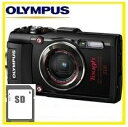 【送料無料】オリンパス OLYMPUS 防水 防塵 耐衝撃 アウトドア GPS内蔵 デジカメ スタイラス STYLUS TG-4 Tough ブラック【***特別価格***】