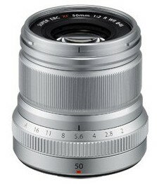 【送料無料】FUJIFILM XFレンズ フジノンレンズ XF50mmF2 R WR シルバー