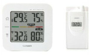【送料無料】CITIZEN・シチズン コードレス温湿度計 （簡易熱中症指標表示付き）THD501【楽ギフ_包装】