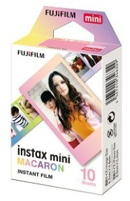 FUJIFILM・フジフィルム インスタントカメラ チェキ用フィルム インスタントカラーフィルム マカロン INSTAX MINI MACARON WW1