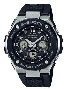 【送料無料】カシオ CASIO 電波ソーラー腕時計 G-SHOCK G-STEEL GST-W300-1AJF【楽ギフ_包装】