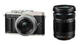 【送料無料】OLYMPUS・オリンパス デジカメ デジタル一眼レフ OLYMPUS PEN E-PL9 EZダブルズームキット ブラック【楽ギフ_包装】【***特別価格***】