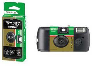 【送料無料】富士フィルム FUJIFILM レンズ付きフィルム 写ルンです シンプルエース Flash27 LF S-ACE SP FL 27SH 1 フジカラー 写ルンです シンプルエース 27枚撮り