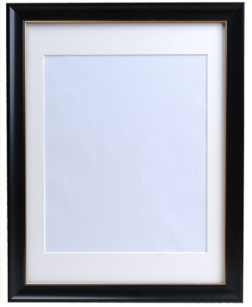 VANJOH・万丈 無反射 肖像額 黒額 V金線入 80 黒八○