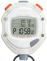 【送料無料】CASIO カシオ 5気圧防水ストップウォッチ HS-70W-8JH ホワイト【スーパーロジ】【あす楽対応】