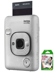 ե10դ̵ۥեե FUJIFILM INS MINI HM1 SW ޡȥեѥץ󥿡  instax mini LiPlay STONE WHITEڥѡۡڤб