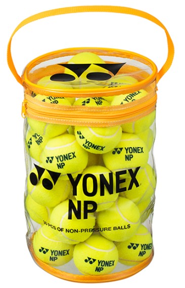 ボール 【送料無料】YONEX ヨネックス ノンプレッシャーボール 30個入 イエロー TB-NP30-004