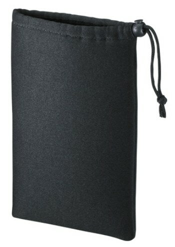 【ゆうパケットで送料無料】サンワサプライ ランドセルにも入ります マルチクッションケース 巾着タイプ・ブラック IN-C2K