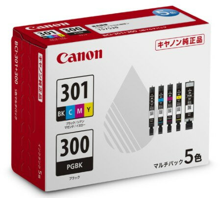 ̵ ڽʡCanon Υ BCI-301+300/5MP 󥯥 BCI-301(BK/C/M/Y)+BCI-300 5ޥѥå ڥѡۡڤб