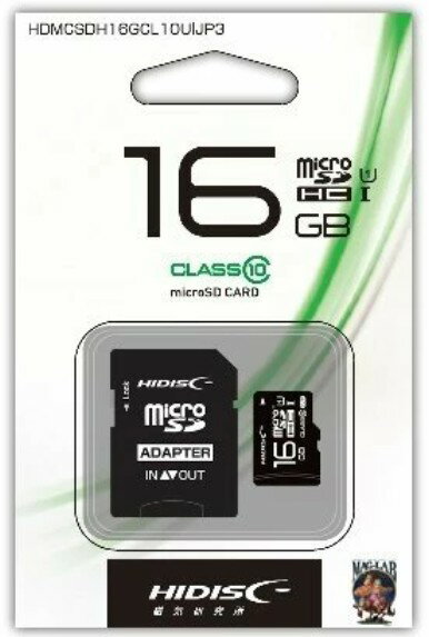 HIDISC  HDMCSDH16GCL10UIJP3 ޥSD16GB microSDHC 16GB CLASS10 UHS-1б