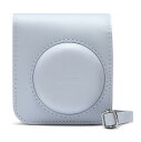 【送料無料】フジフィルム チェキ12 instax mini12用 カメラケース ホワイト(速写ケース) チェキケース・バッグ カメラケース