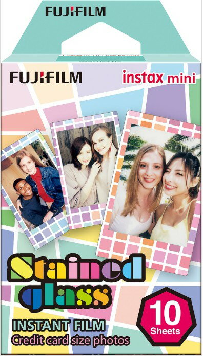 FUJIFILMインスタントカメラチェキ用フィルムインスタントカラーフィルムinstaxminiステンドグラス