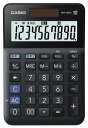 在庫あり【ゆうパケットで送料無料】CASIO カシオ W税率電卓 ミニジャストタイプ MW-100TC-BK ブラック【スーパーロジ】
