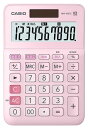 【ゆうパケットで送料無料】CASIO カシオ W税率電卓 ミニジャストタイプ MW-100TC-PK ピンク