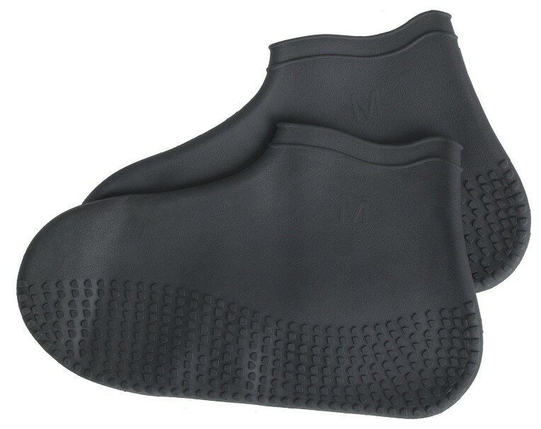 【ゆうパケットで送料無料】【代引き不可】ETSUMI エツミ V-82340 防水シューズカバー2 M ブラック