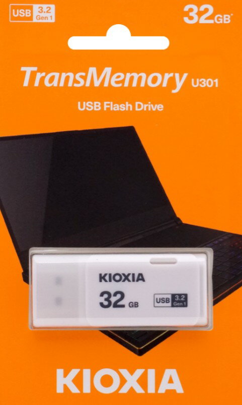 【ゆうパケットで送料無料】KIOXIA キオクシア LU301W032GG4 USB3.0メモリー 32GB