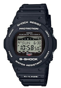 ベースモデルには、薄型で装着性の高いラウンドケースに電波ソーラー搭載のGWX-5700をセレクト。ウェットスーツやサーフボードなどに用いられるカラーをモチーフにデザインを施しました。 ・世界6局（日本2局、中国、アメリカ、イギリス、ドイツ）の標準電波に対応し、時刻を自動修正するマルチバンド6 ・タフソーラー ・タイドグラフ（エリアポイント100プリセット） ・ムーンデータ（月齢・月の形表示） サイズ（H×W×D） 48.9×45.4×14.2mm 質量 55g