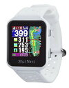 【送料無料】SHOT NAVI AIR 腕時計型 ゴルフ GPSナビ 距離測定器 ホワイト 2242021