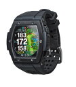 【送料無料】SHOT NAVI Crest 腕時計型 ゴルフ GPSナビ 距離測定器 ブラック 2242010