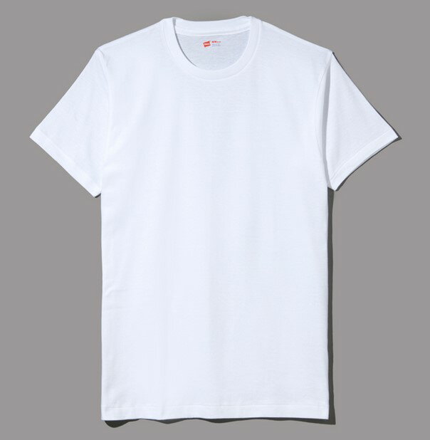 【ゆうパケットで送料無料】 ヘインズ HM2135G Lサイズ ホワイト アカラベル 3枚セット クルーネック ボックスシルエット 無地 白 半袖Tシャツ パックTシャツ カットソー トップス インナー カジュアル 春 夏 服 定番 お洒落 レディース ユニセックス Hanes