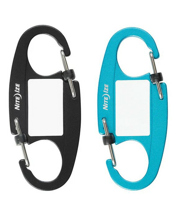 【11/30までポイント10倍】【ゆうパケットで送料無料】NITE IZE NI59269 アイデンティキー スライドロック カラビナー 2個入り カラビナ 防水ラベル 色分け スライドロック機能 ナイトアイズ