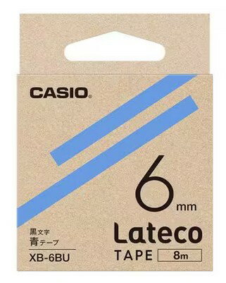 【ゆうパケットで送料無料】カシオ CASIO XB-6BU ラテコテープ アクセサリー