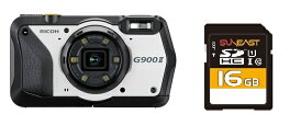 在庫あり 今ならSDHCカード16GB付き【送料無料】リコー RICOH G900 II 防水 防塵 耐衝撃 業務用 現場仕様 デジタルカメラ【転送不可】【unable to transfer】