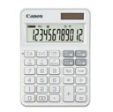 【ゆうパケットで送料無料】キヤノン Canon 電卓 KS-126WUV-PW JPN SOB 12桁ミニ卓上電卓 千万単位表示機能 抗ウイルス・抗菌仕様