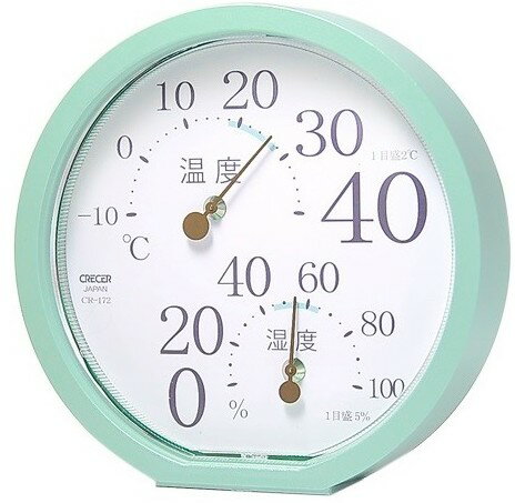 【ゆうパケットで送料無料】クレセル CR-172G 温湿度計 Sana サナ 日本製
