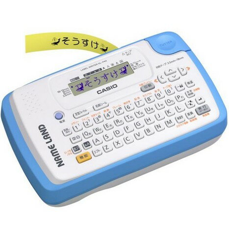 【送料無料】カシオ CASIO メーカー再生品1年保証 KL-P40-BU ブルー NAME LAND ネームランド【スーパーロジ】【あす楽対応】