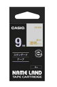 【ゆうパケットで送料無料】カシオ CASIO XR-9XG ネームランドテープ 透明テープ アクセサリー