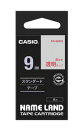 【ゆうパケットで送料無料】カシオ CASIO XR-9XRD ネームランドテープ 透明テープ アクセサリー