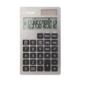 【ゆうパケットで送料無料】キヤノン Canon KS-12T-SL SOB ビジネス電卓 持ち運びに便利なカバー・ストラップホール付き 3桁位取機能 厚さ9.5...