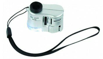 【ゆうパケットで送料無料】MIZAR ミザール KB-02 超小型 60倍ポケット顕微鏡