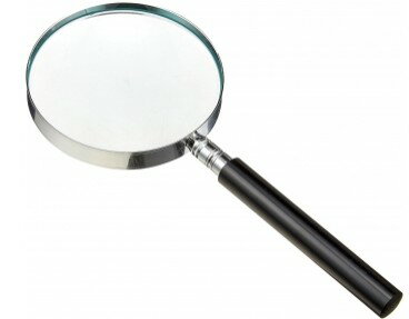 【ゆうパケットで送料無料】MIZAR ミザール RL-90 ガラスレンズ 手持ち拡拡大鏡