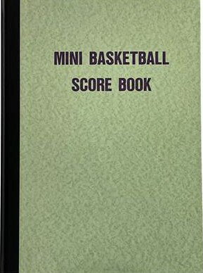【ゆうパケットで送料無料】エスオーシャ SO社 25 ミニバスケットボール スコアブック 野球