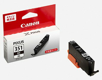 在庫あり【ゆうパケットで送料無料】 Canon・キヤノン インクタンク BCI-351XL BK 大容量タイプ キヤノン純正品【スーパーロジ】 の商品画像