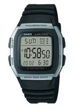 CASIO・カシオ W-96H-1AJH CASIO Collection STANDARD 長寿命バッテリー