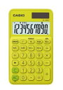 【ゆうパケットで送料無料】CASIO カシオ SL-300C-YG-N ライムグリーン カラフル電卓 デザイン電卓 手帳タイプ 【楽ギフ_包装】