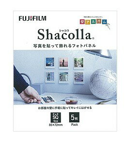 【ゆうパケットで送料無料】シャコラ（shacolla）壁タイプ 5枚パック　チェキSQサイズ【楽ギフ_包装】