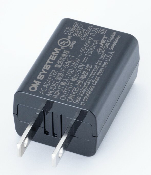 【送料無料】 OM SYSTEM USB-ACアダプター F-5AC アクセサリー オリンパス