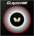【ゆうパケットで送料無料】バタフライ タマス 06110 グレイザー09C 278 ブラック アツ GLAYZER 卓球用ラバー 粘着性ハイテンション裏ラバー