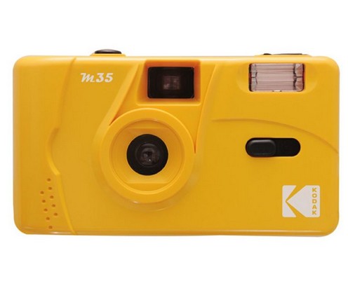 【送料無料】KODAK フィルムカメラ M35 イエロー 35ミリフィルムカメラ フラッシュ内蔵 レトロ コダック【楽ギフ_包装】