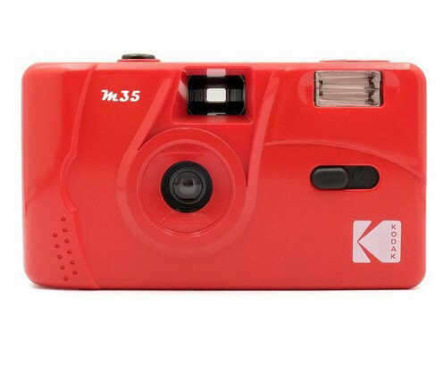 【送料無料】KODAK フィルムカメラ M35 レッド 35ミリフィルムカメラ フラッシュ内蔵 レトロ コダック【楽ギフ_包装】