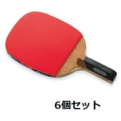 6個セット【送料無料】バタフライ タマス 10940 センコー2000 ラバー張りラケット 卓球 日本式ペンラケット