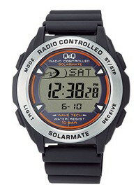 シチズン時計 Q＆Q MHS7-300 電波ソーラー腕時計 デジタル SOLARMATE ソーラー電源 